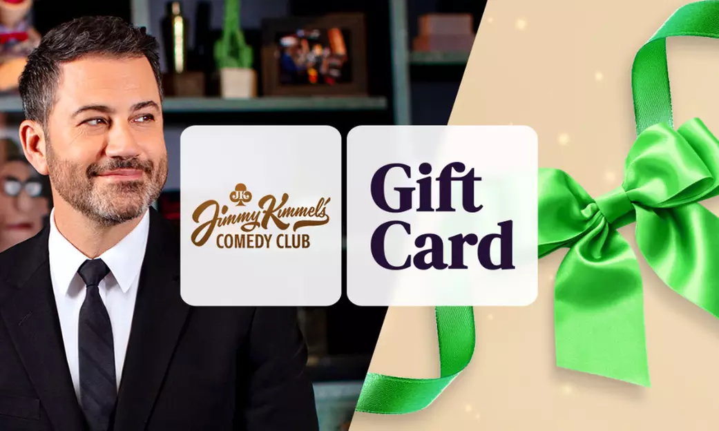 ⭐ Jimmy Kimmel Comedy Club Gift Card to make them laugh! ⭐ - Primary Image