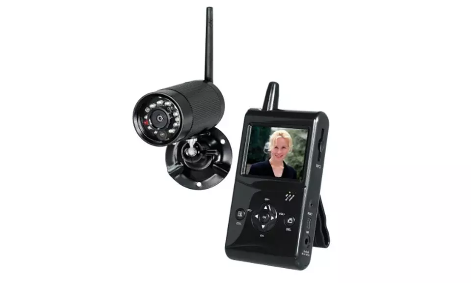 Pentatech DF25 Funk-Überwachungskamera Set mit TFT-Monitor - Primary Image