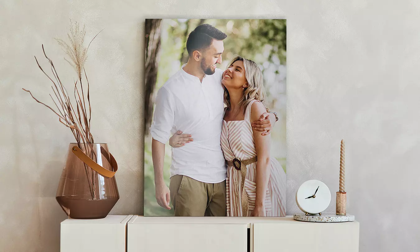 Jouw foto op wit aluminium voor aan je muur