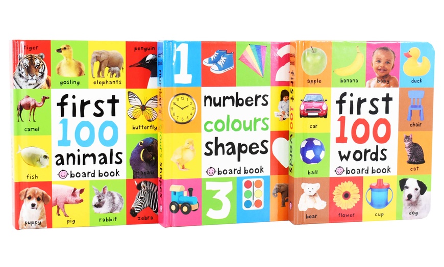 Image 2: First 100 Words Boardbooks Three-Book Set
