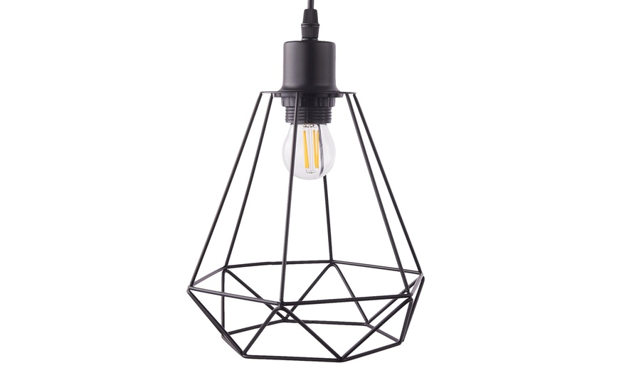 Image 5: Living And Home 3-Head Adjustable Iron Floor Lamp