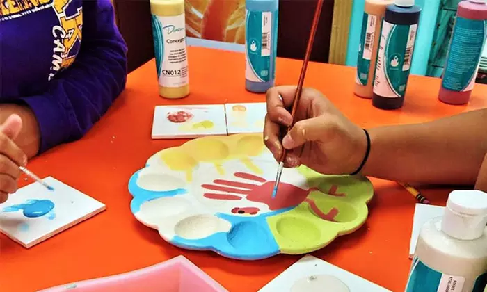 "Paint Your Own Pottery" for Up to 4 People at Live Laugh Love Art; Valid for Portland Location (25% Off)    - Primary Image