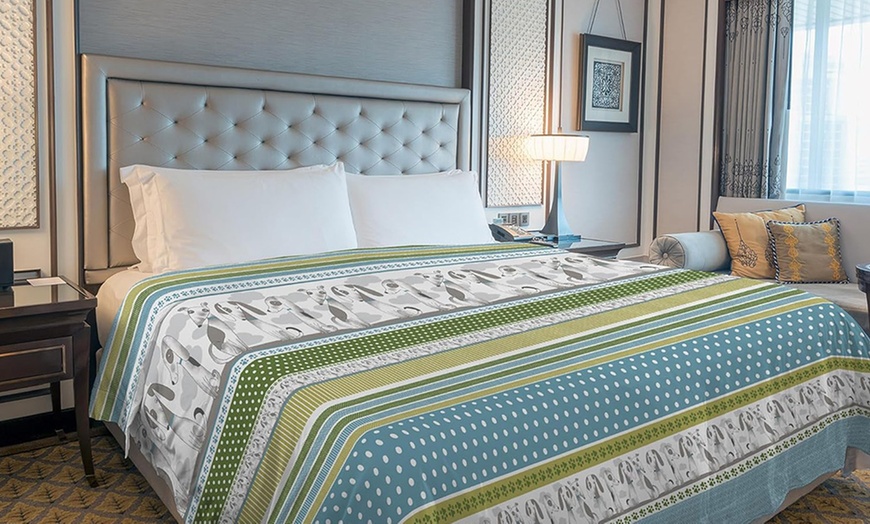 Image 7: Tagesdecke aus Piqué-Baumwolle für Frühling und Sommer