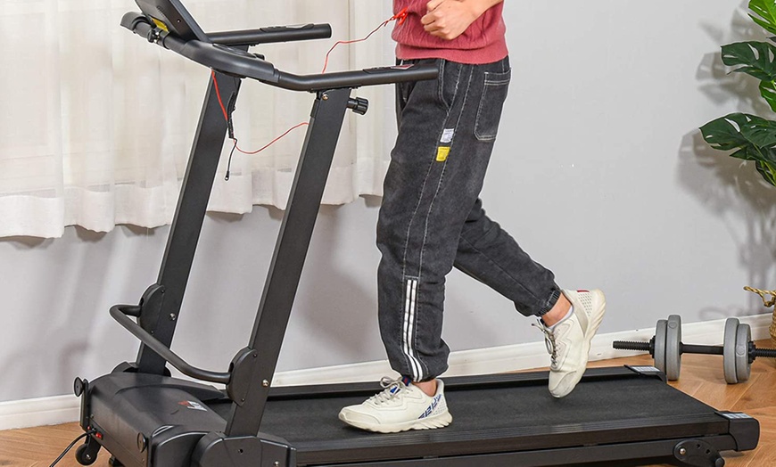 Image 14: HomCom Motorised Treadmills