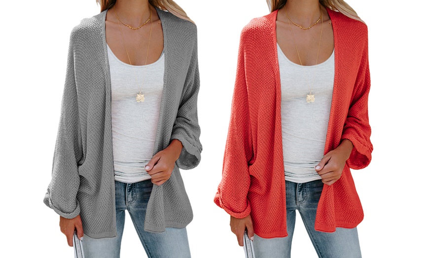 Image 15: Women's Loose Fit Cardigan