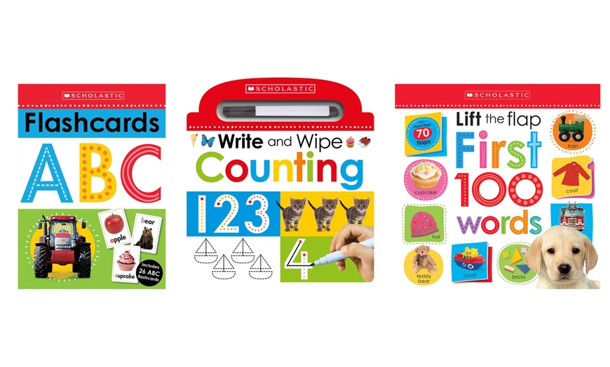 Image 3: 5 Scholastic Wipe&Clean Books