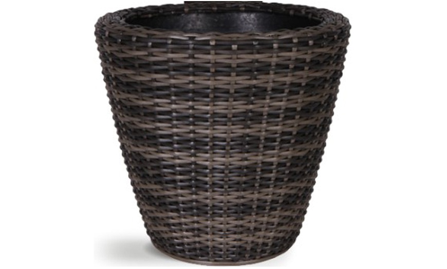 Image 5: Rattan-Effect Planters