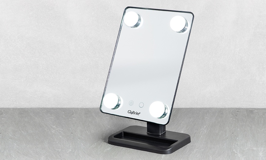 Image 2: Globrite LED Portable Mirror 