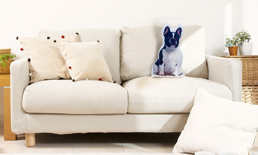 Image 5: Dog-Shaped Throw Cushion