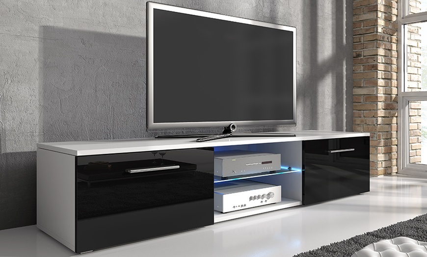 Image 11: TV Unit with LED Lighting