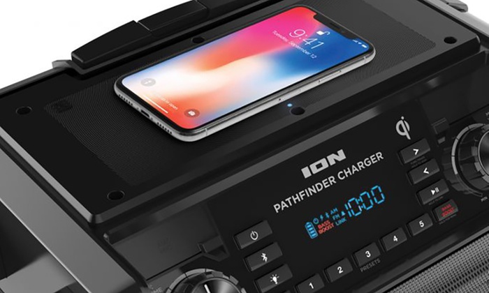 ion pathfinder waterproof rechargeable speaker