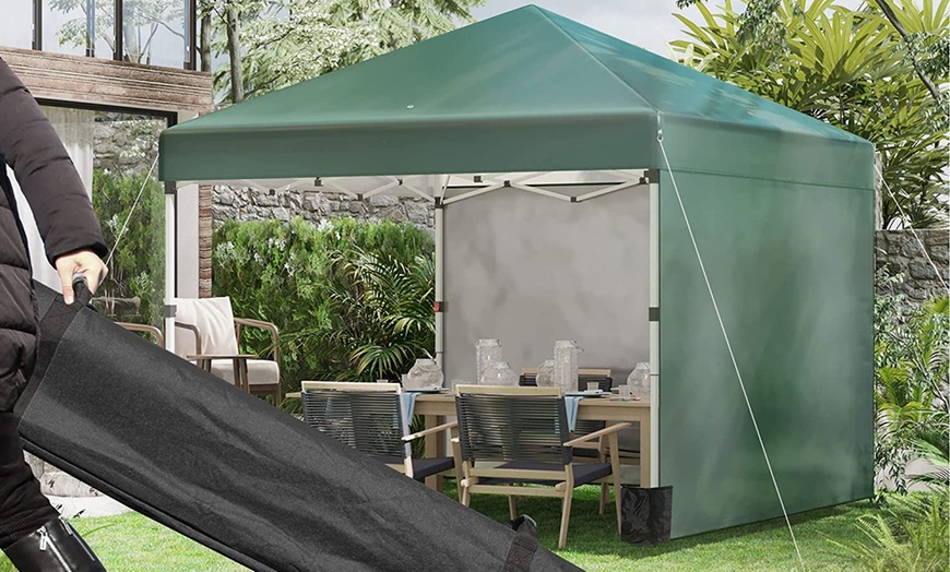 Image 2: Outsunny Pop-Up Gazebo 3x3m 