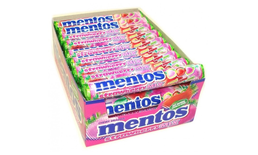 Image 1: Box with 40 Rolls of Mentos