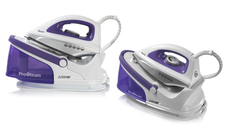 Image 5: Swan 2200W Steam Generator Iron