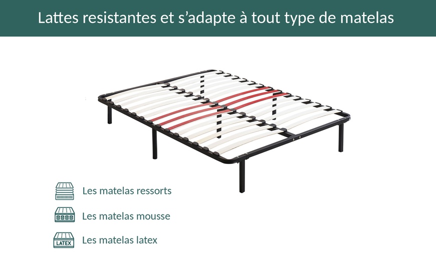 Image 14: Sommier Orthosense orthopédique, renfort lombaire, Sampur