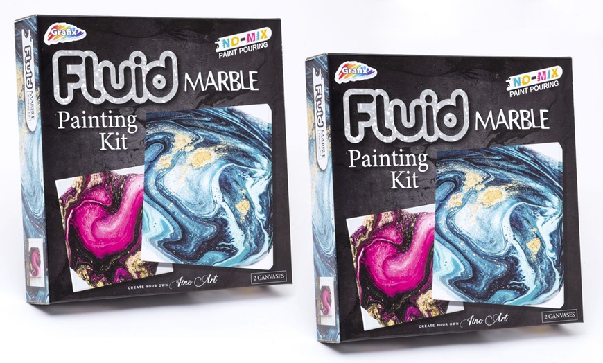 Image 2: RMS Fluid Marble Painting Kit