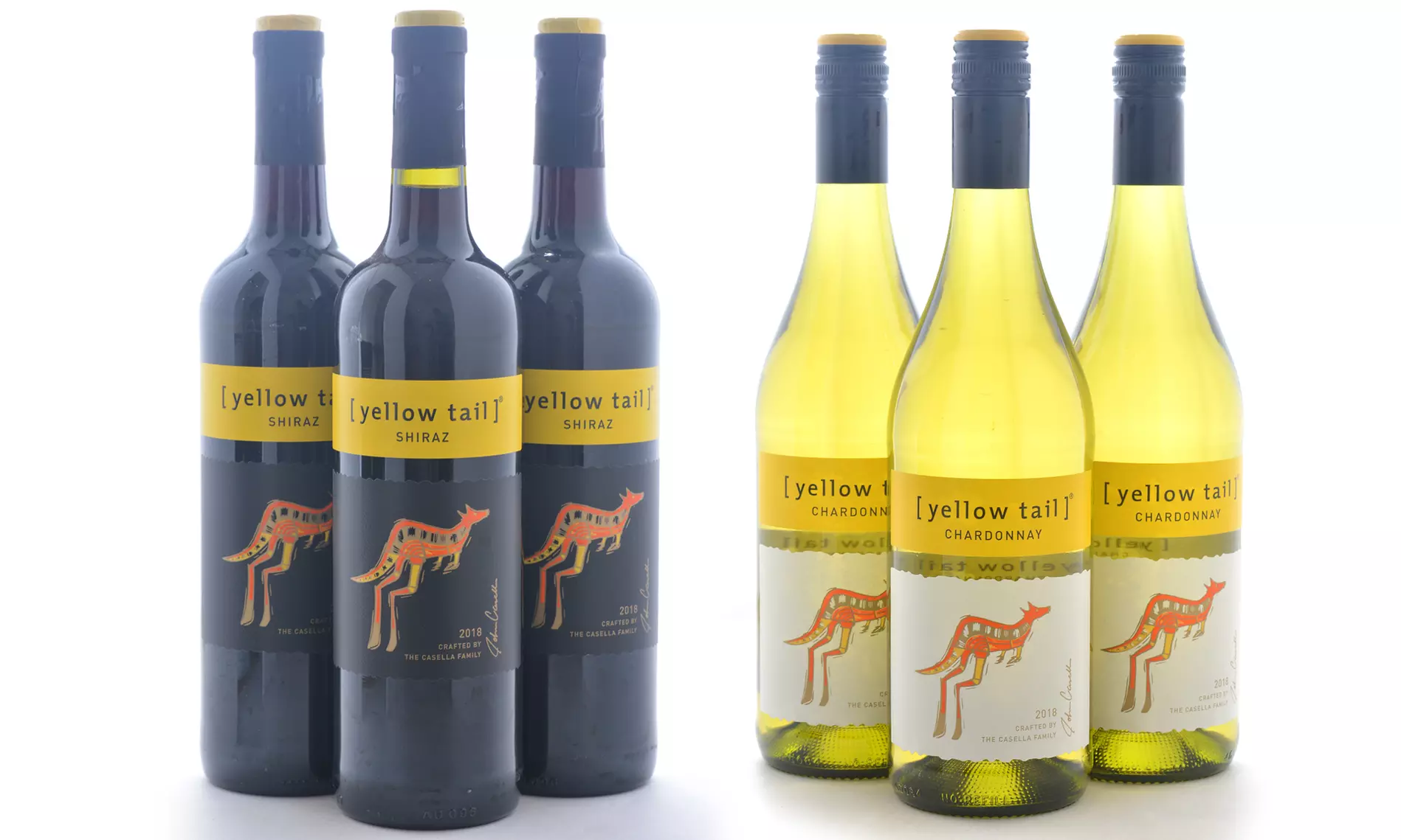 3, 6, 12, 15, or 18 Bottles of Yellow Tail Wine from WineOnSale.com (Up to 42% Off)  - Primary Image