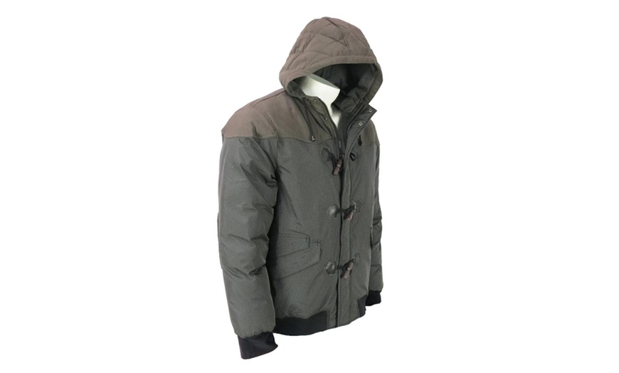 Image 3: Men's Padded Parka Alaska Jacket 