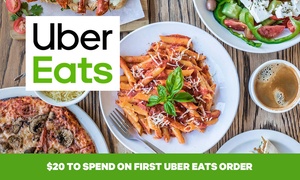 Uber Eats: $20 Off First Order