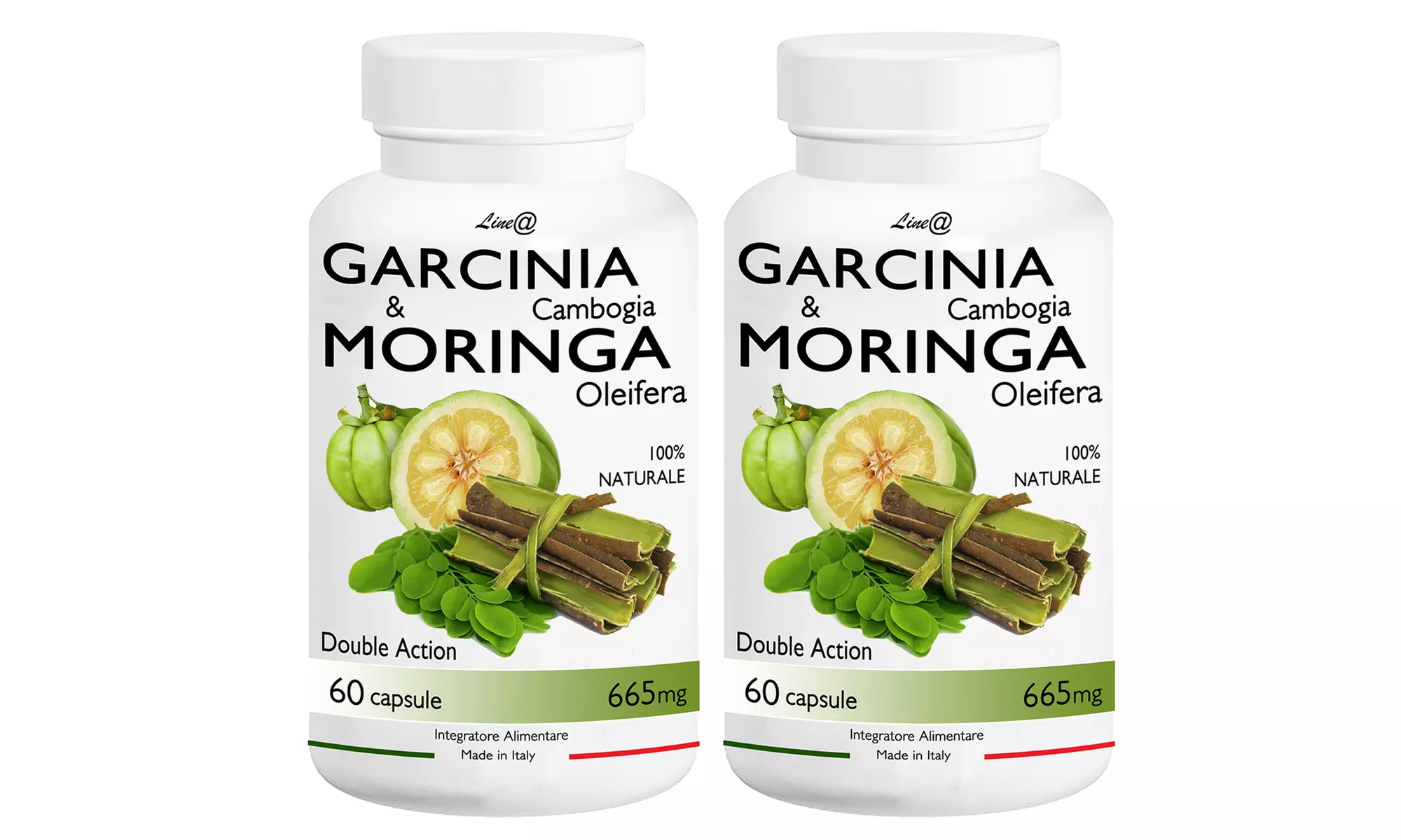 Pack De 2 Flacons Garcinia Cambogia - 120 Gélules Végétales, Aide à La Gestion Du Poids