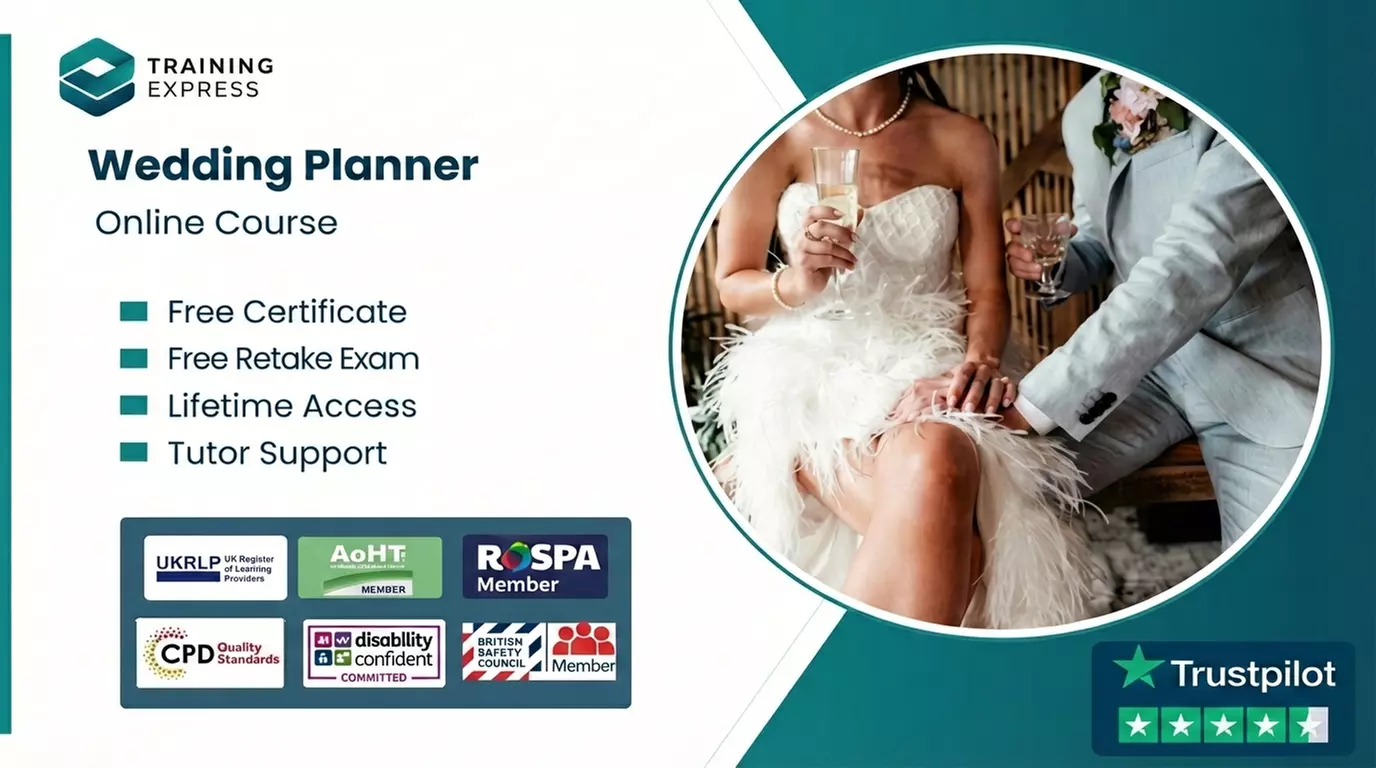 Unlock Your Career: Wedding Planner Online Course + Lifetime Access to 2500 Courses (Up to 50% Off) - Primary Image