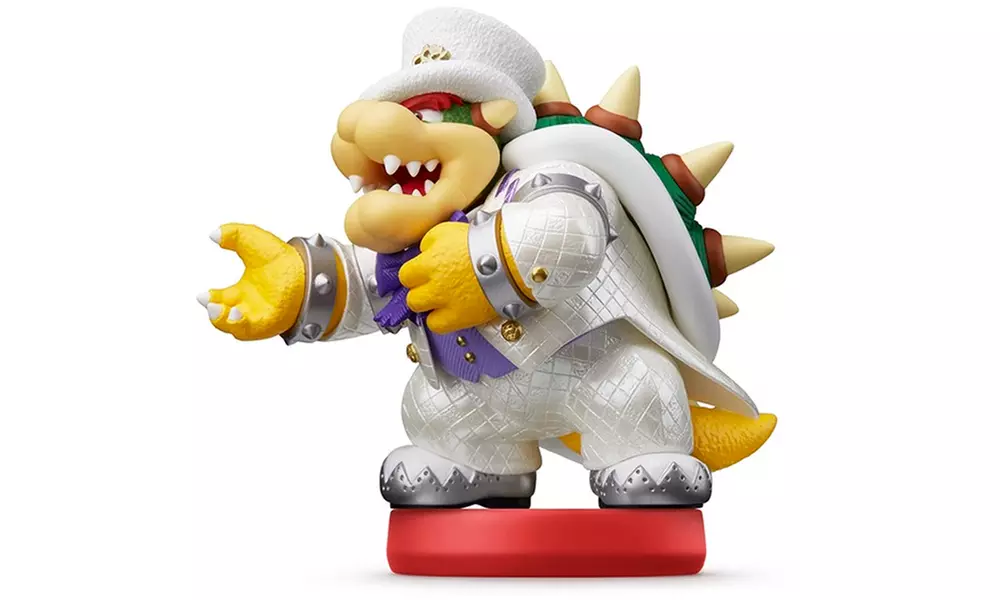 Pre-Order: Super Mario Odyssey Series: Mario, Princess Peach, or Bowser amiibo Figure (Wedding Outfit) - Second Medium