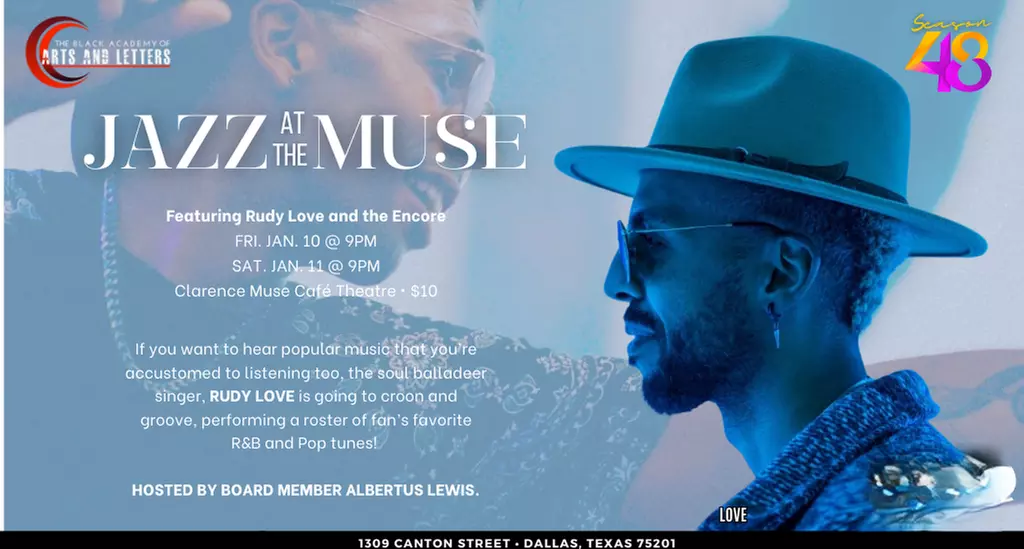 Jazz At The Muse - Featuring Rudy Love and The Encore on January 11, 2025 at 9:00 pm - Primary Image