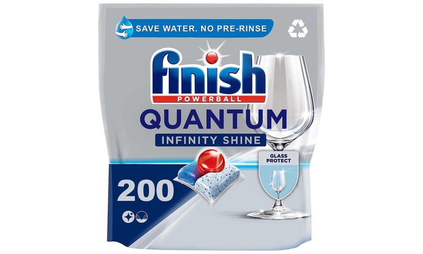 Image 3: Finish Quantum Infinity Shine Dishwasher Tablet Bundle