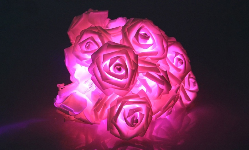 Image 10: Warm White LED Rose Lights