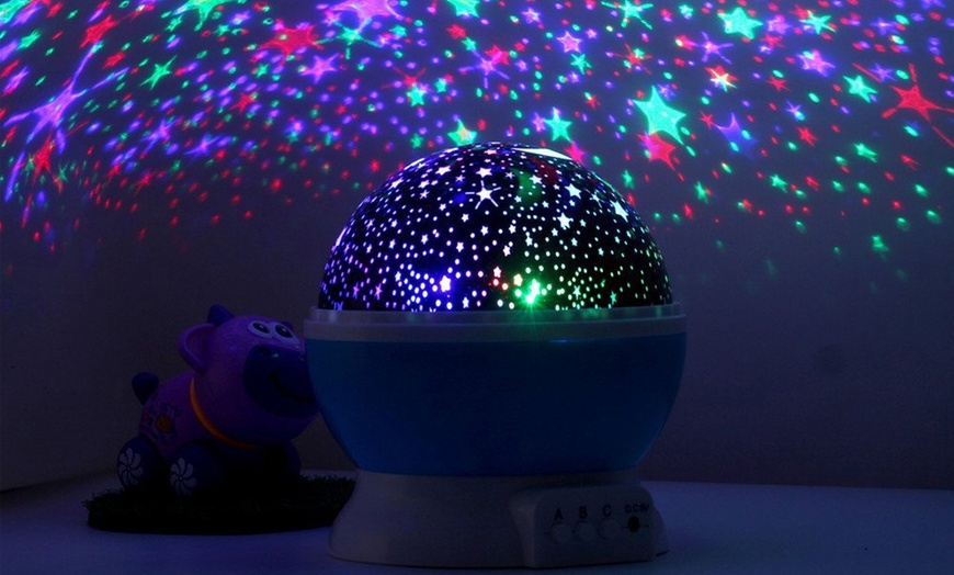 Image 1: One or Two Nursery Night Light Star Projectors