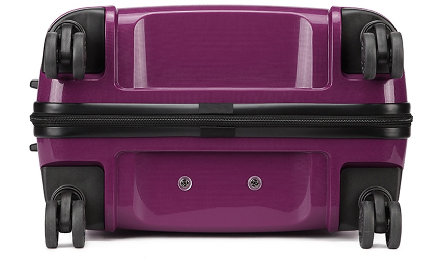 Image 25: Kono Hard Shell PP Suitcase or Set