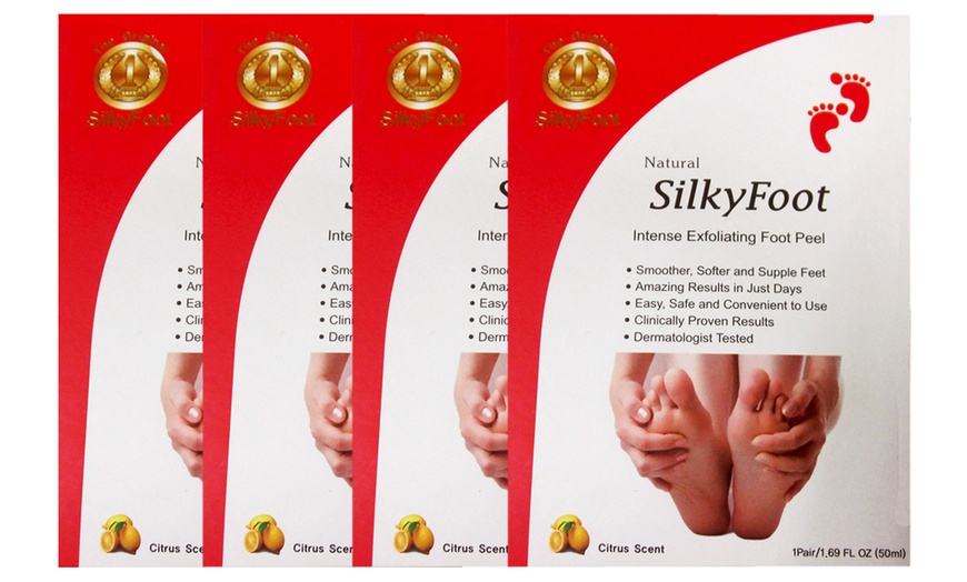 Image 4: Silky Foot Exfoliating Socks