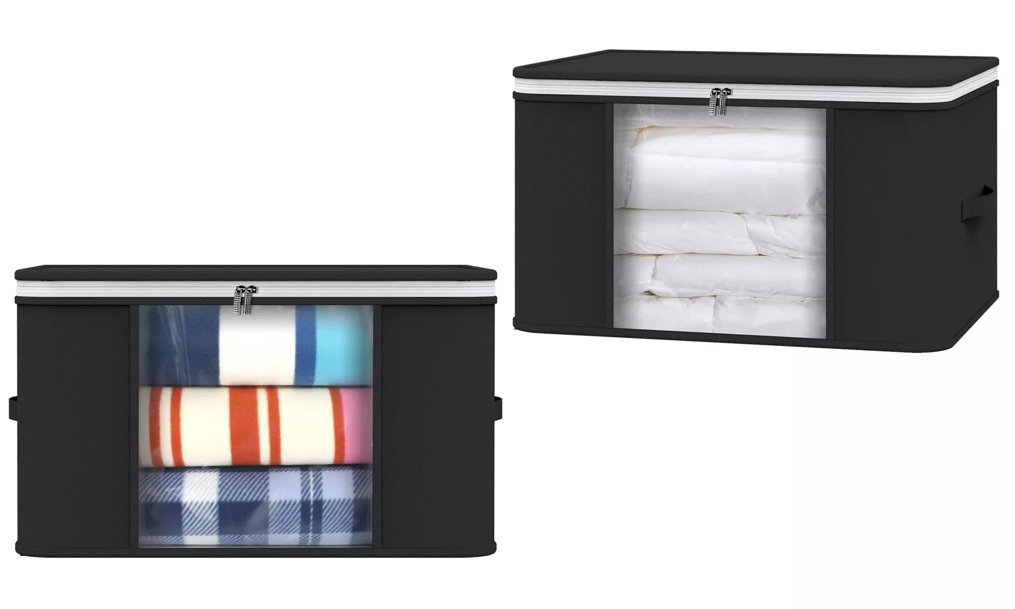 Vinsani Pack of Two Zipped Storage Bags