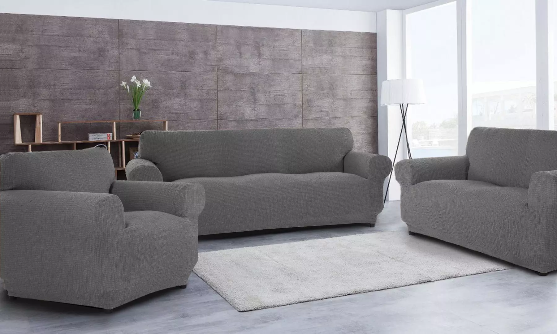 Housse de canapé, pack et coloris au choix - Primary Image