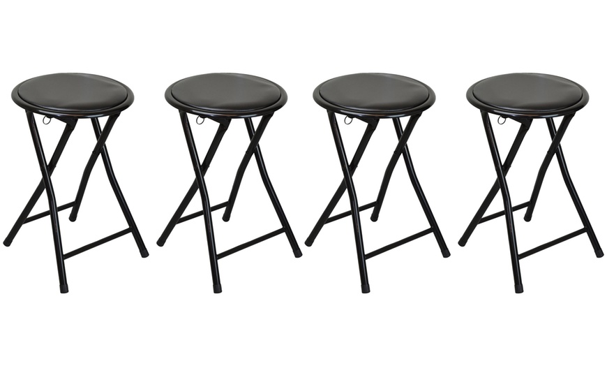 Image 7: Up to Six Round Folding Stools