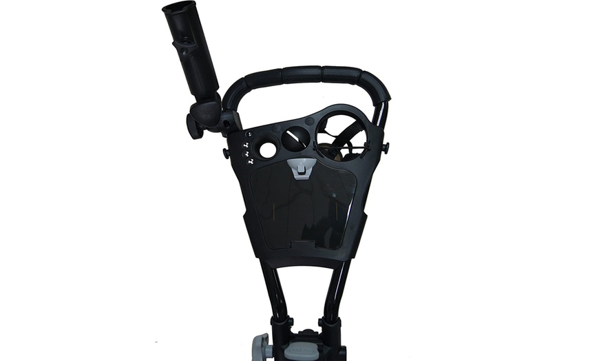 Image 8: Qwik Foldable Three-Wheel Golf Trolley