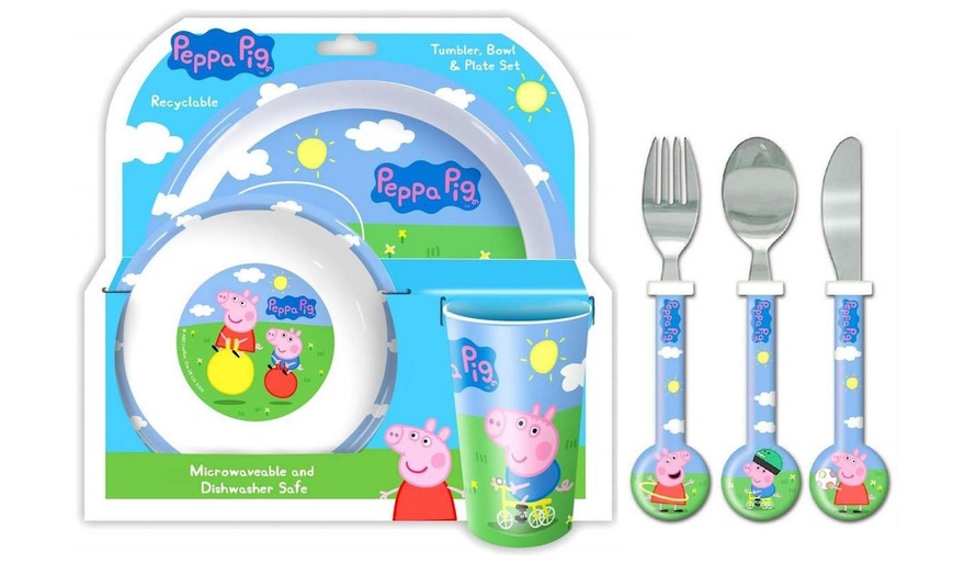 Image 1: Peppa Pig Tableware Set