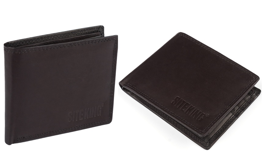 Image 2: Site King RFID Leather Wallet