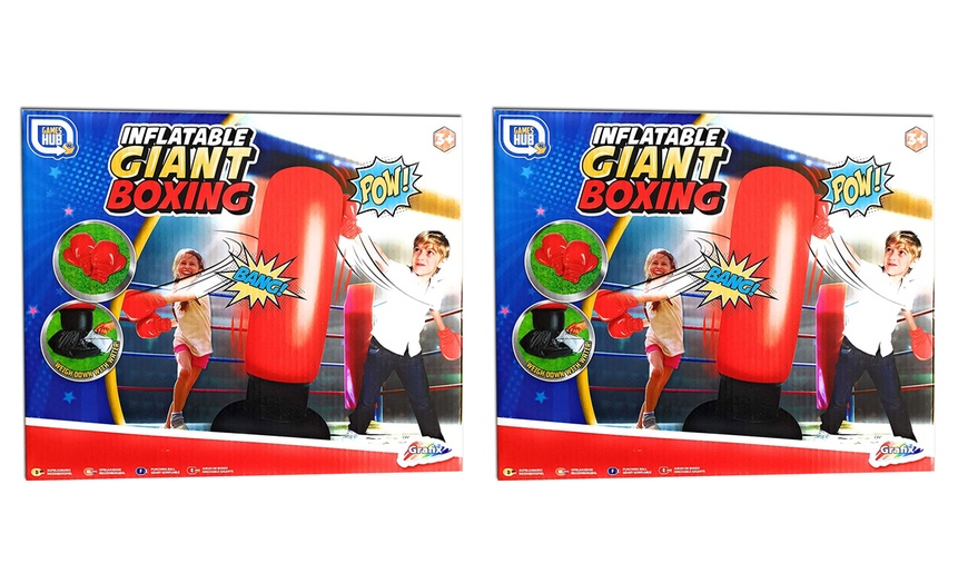 Image 2: Inflatable Boxing Set