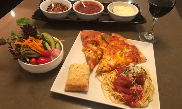 Pizza and Pasta Buffet with Wine for One, Two, or Four at Skyharbour Grill (Up to 40% Off) - Primary Image