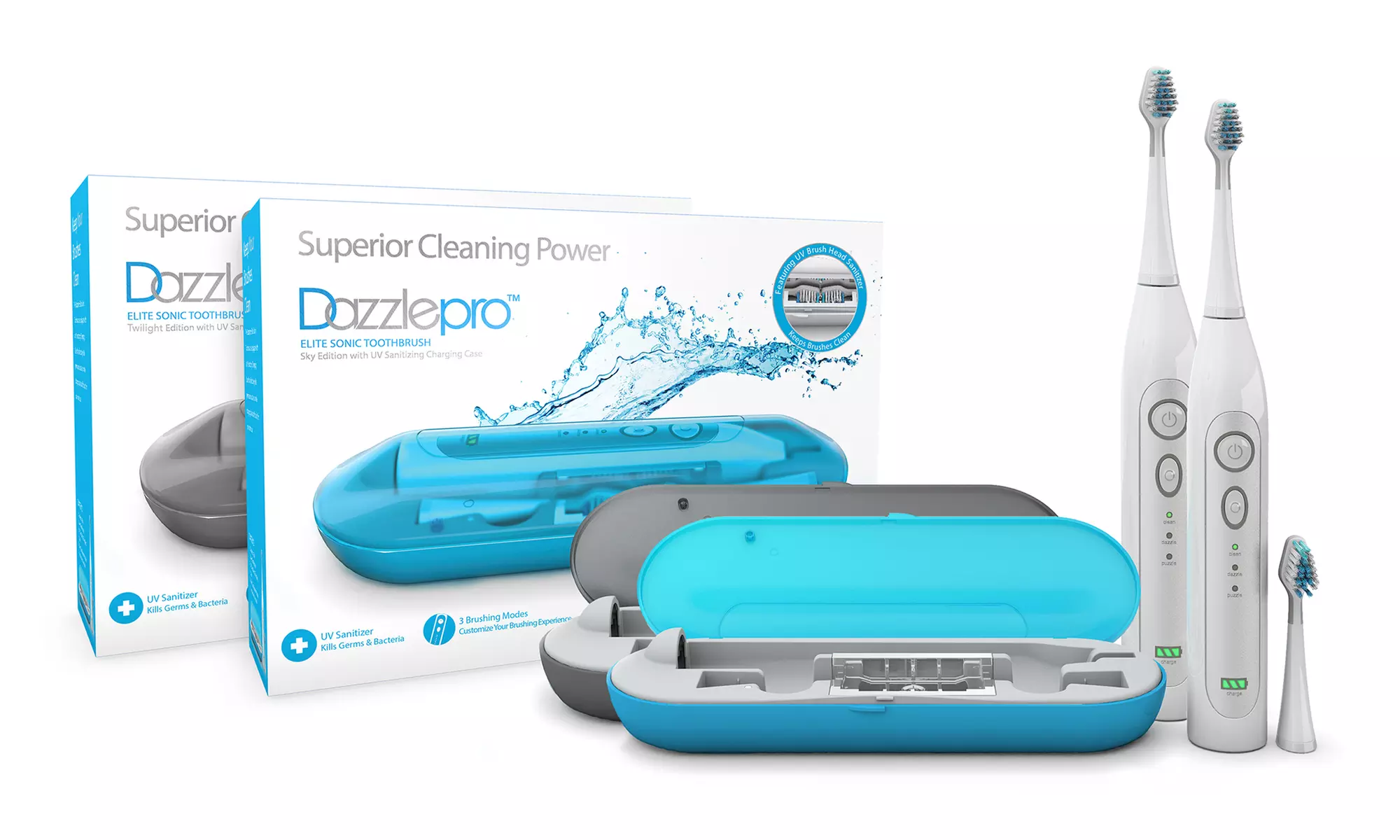 Elite Sonic Toothbrush with USB Sanitizing Storage Case - Primary Image