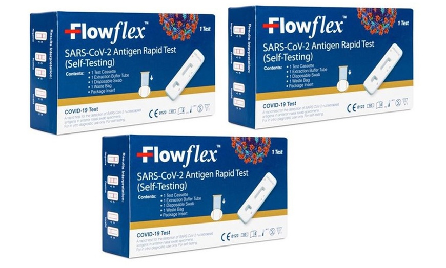 Image 6: Up to Five FlowFlex Rapid Lateral Flow Covid-19 Antigen Tests