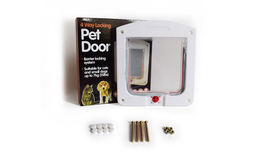 Image 7: Four-Way Magnetic Pet Door 