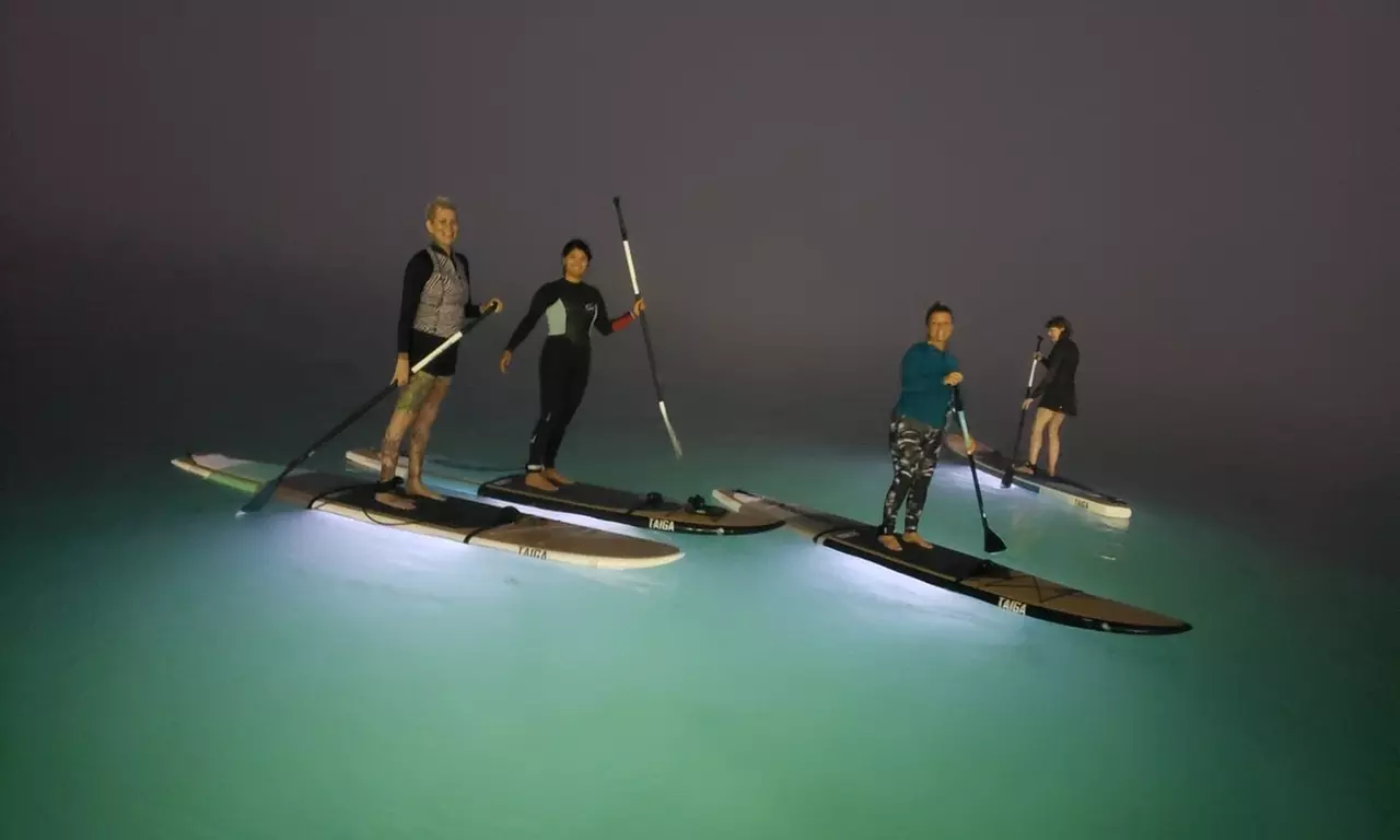 One-Hour Night SUP with Lights for One or Two at SUPGirlz (Up to 25% Off) - Primary Image