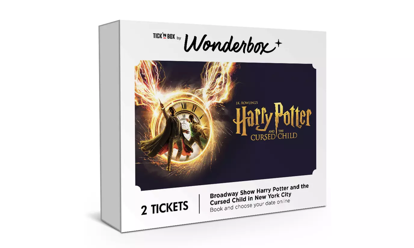 Two Tickets to Harry Potter & the Cursed Child on Broadway with Optional One Hotel Night in NYC from Wonderbox - Primary Image