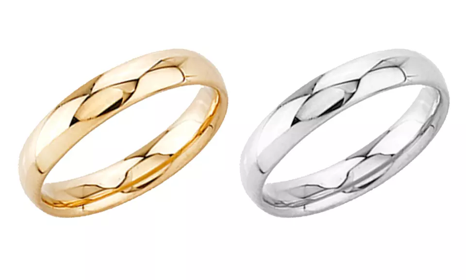 14K Gold 4MM Wedding Band - Primary Image