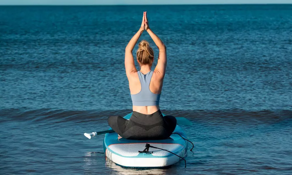 Experiencia de SUP yoga o pilates de 1 hora para 1 o 2 personas