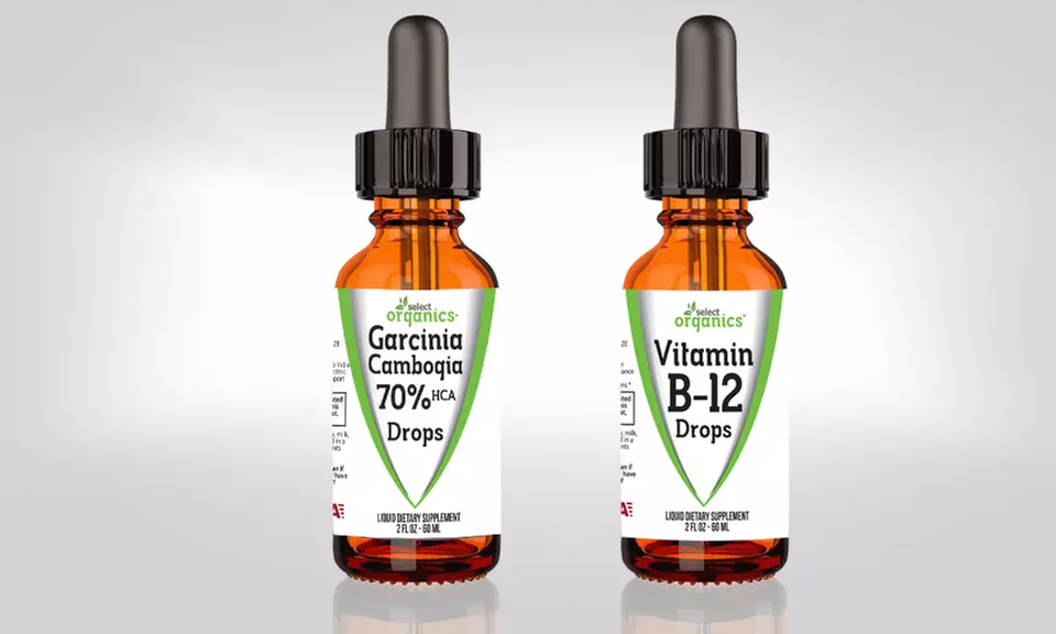 Select Organics Garcinia Cambogia or Vitamin B12 Diet Drops - Primary Image