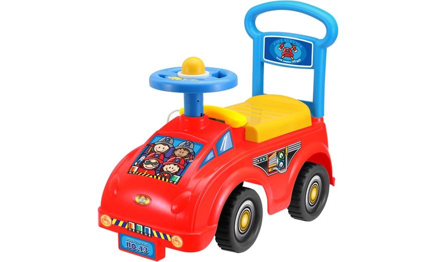 Image 4: Push-Along Sit-On Ride-On Toy