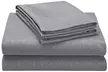 Leaf Embossed Bed Sheet Set (4-Piece) - Second Medium